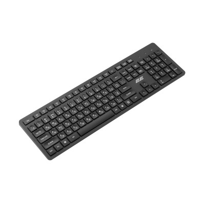 2E Комплект клавіатура та миша MK420 WL, EN/UK/RU, чорний