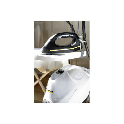 Karcher Пароочисник SI 4 EasyFix Iron, 2000Вт, 800мл, 3.5Бар, гладка дошка, утюг, швабра, білий