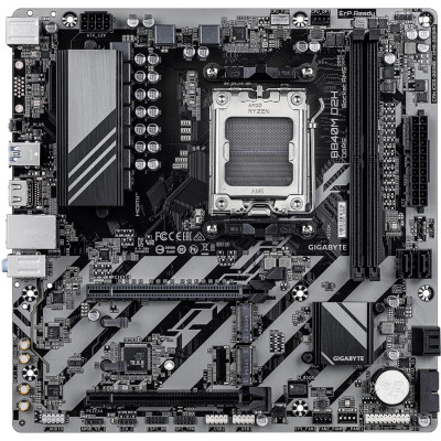 Gigabyte Материнська плата B840M D2H sAM5 B840 2xDDR5 M.2 HDMI mATX