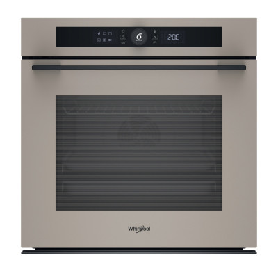 Whirlpool Духова шафа Whirlpool електрична, 73л, A+, дисплей, конвекція, піроліз, телескопічні напрямні, бежевий