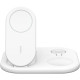 Belkin Зарядний пристрій бездротовий 3в1 Magnetic Foldable iPhone/Watch/AirPods, Qi2 15Вт, білий