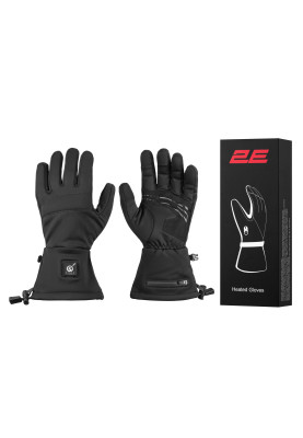 2E Tactical Рукавички з підігрівом Touch Plus Black, розмір M/L