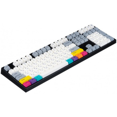 Varmilo Клавіатура механічна APT108 CMYK, K-Prestige Silent, WL/USB-A, White Led
