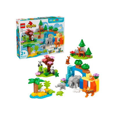 LEGO Конструктор LEGO DUPLO Town Сімейства диких тварин 3-в-1