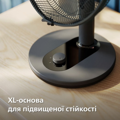 Philips Вентилятор Philips настільний Series 1000, 35см, 35Вт, чорний