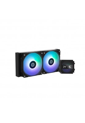 Zalman Система рідинного оxолодження Alpha 2 A24 ARGB, LGA1700, 1200, 115x, AM5, AM4, TDP ___W, чорний