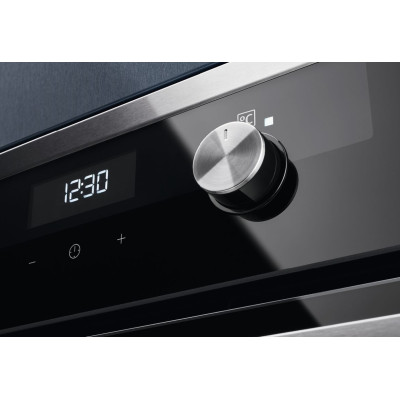 Electrolux Духовий шафа електричний, 72л, A+, пара, дисплей, конвекція, телескопічні напрямні, чорний