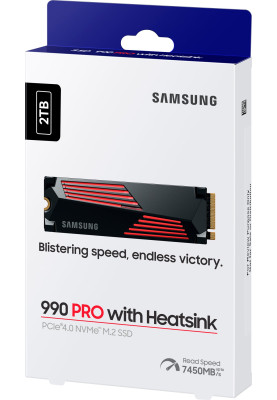 Samsung Накопичувач SSD M.2 2TB PCIe 4.0 990PRO + радіатор
