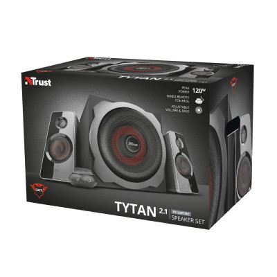 Trust Акустична система (Колонки) 2.1 GXT 38 Tytan Ultimate Bass Speaker Set BLACK