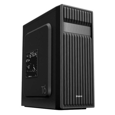 Zalman Корпус T6, без БЖ, 1xUSB3.0, 2xUSB2.0, 1x120mm Black fan, Perforated Side, ATX, Black