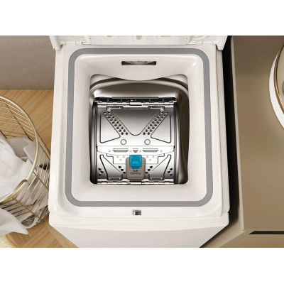 Whirlpool Пральна машина вертикальна, 7кг, 1200, B, 60см, дисплей, інвертор, білий