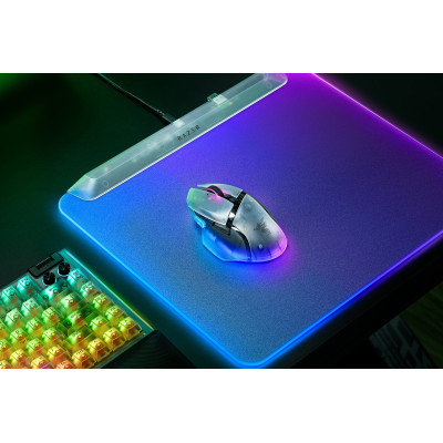 Razer Миша Basilisk V3 Pro 35K, RGB, USB-A/WL/BT, Phantom White Ed.