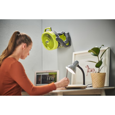 Ryobi Вентилятор акумуляторний ONE+ RF18-0 WHISPER™, 18В, (без АКБ та ЗП)