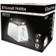 Russell Hobbs Тостер Groove 2 Slice, 850Вт, пластик, підігрів, розморож.,білий