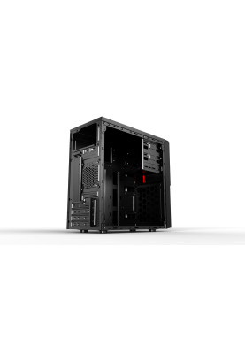 2E Корпус Basis RD860-3U без БП, 1xUSB3.0, 2xUSB2.0, VGA 320мм, mATX, чорний
