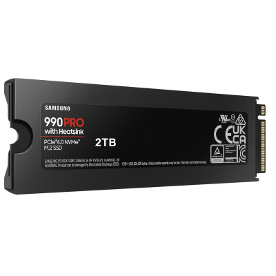 Samsung Накопичувач SSD M.2 2TB PCIe 4.0 990PRO + радіатор