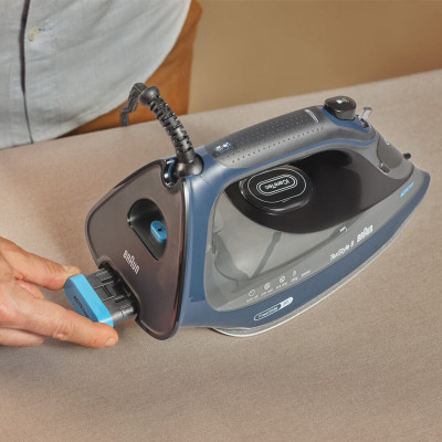 Braun Утюг TexStyle 9, 3200Вт, 330мл, паровий удар -260гр, eloxal plus, синій