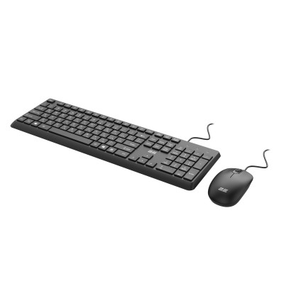 2E Комплект клавіатура та миша MK405 USB-A, EN/UK/RU, чорний