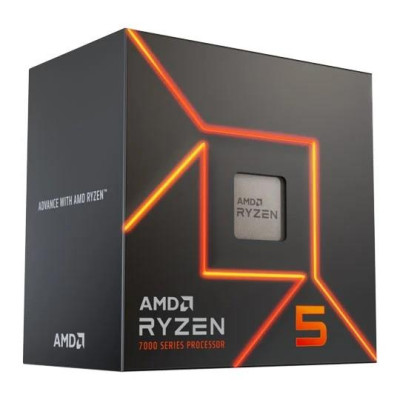 AMD Центральний процесор AMD Ryzen 5 7400 6C/12T 3.3/4.3GHz Boost 16Mb Radeon Graphics AM5 65W Wraith Stealth cooler Box