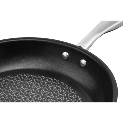 ARDESTO Сковорода Gemini Gazzo 24 см, сірий, нержавіюча сталь