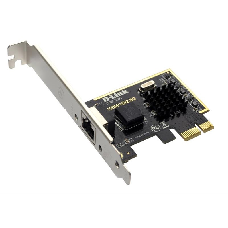 D-Link Мережевий адаптер DGE-562T 1x2.5GBaseT, PCI-Express