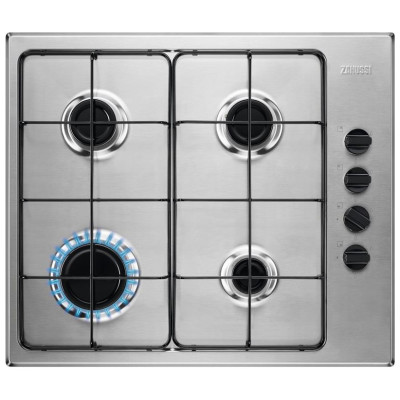Zanussi Варильна поверхня газова, 60см, нерж