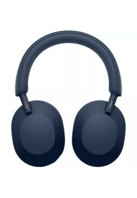 Sony Навушники Over-ear WH-1000XM5 BT 5.2, ANC, Hi-Res, AAC, LDAC, Wireless, Mic, Синій