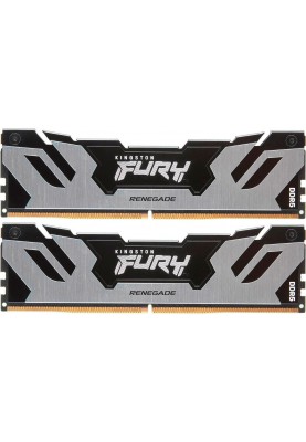 Kingston Пам'ять ПК DDR5 32GB KIT (16GBx2) 8000 FURY Renegade XMP Срібний