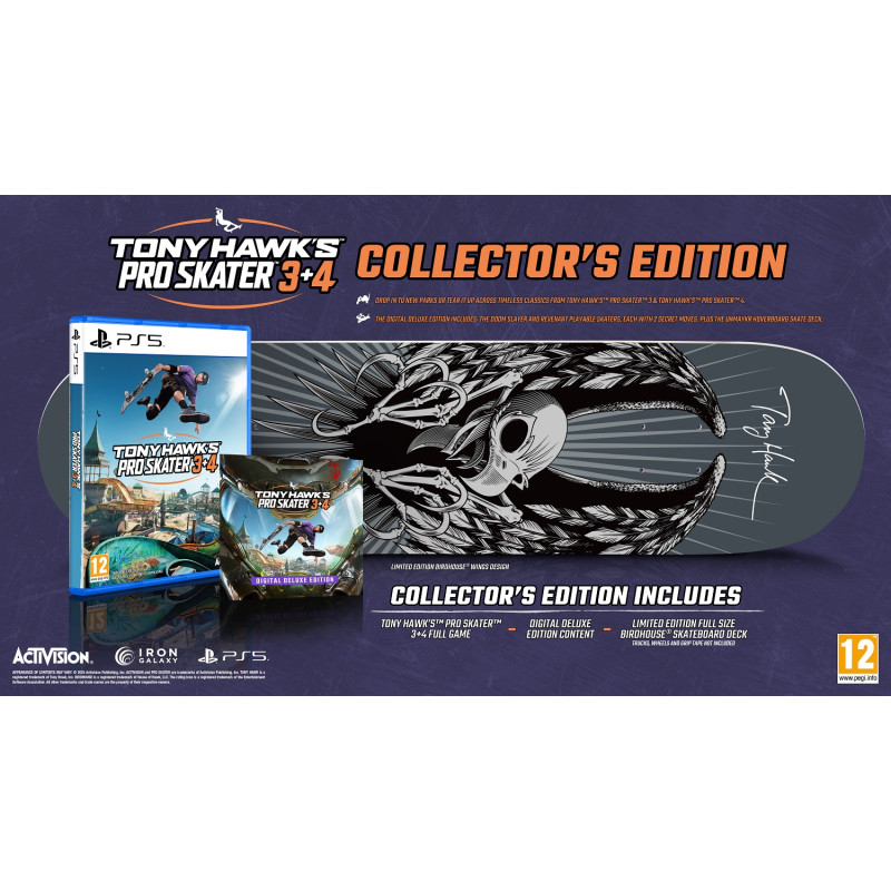 Games Software Tony Hawk Pro Skater 3+4 Collector's Edition [BD disk] (PS5)