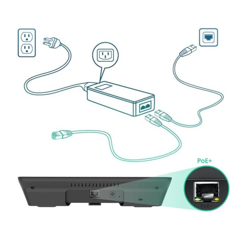 AVER Контролер CP10 G2, Android 10, дисплей 10.1', PoE+, Zoom Rooms, чорний