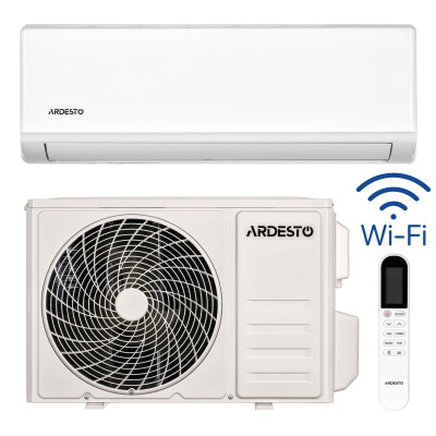 ARDESTO Кондиціонер CoolSmartPro 35м2 інвертор 12000BTU 3.5кВт A++/A+ -25°С Wi-Fi R32 білий