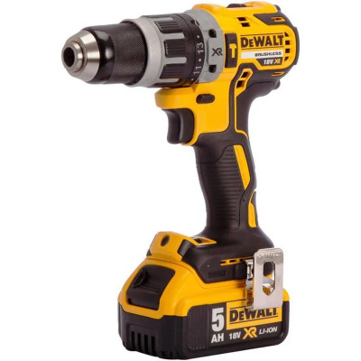 DeWALT Набір із двох акумуляторних інструментів DeWALT 18В дриль-шурупокрут DCD796 шліфмашина кутова DCG405 акб 2х5А·год ЗП TSTAK 4.2кг