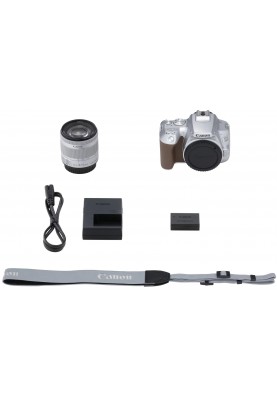 Canon Цифрова фотокамера дзеркальна EOS 250D kit 18-55 IS STM Silver