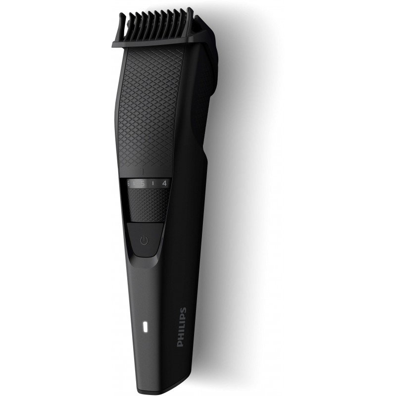 Philips Тример Series 3000, для бороди, вусів, голови та тіла, акум., насадок-1, сталь, чорний
