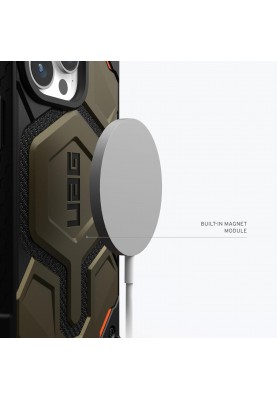 UAG Чохол UAG для Apple iPhone 15 Pro Monarch Pro Magsafe, Kevlar Elemental Green