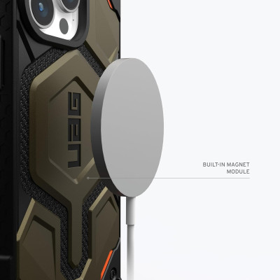 UAG Чохол UAG для Apple iPhone 15 Pro Monarch Pro Magsafe, Kevlar Elemental Green