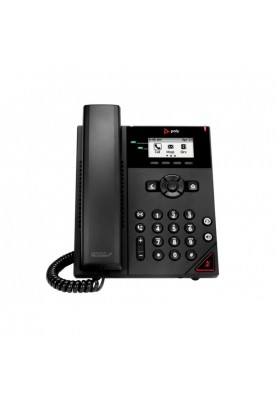 Poly SIP-телефон VVX 150, 2 лінії, PoE