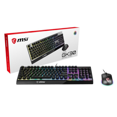 MSI Комплект клавіатура та миша Vigor GK30 COMBO UA USB, EN/UKR/RU, RGB
