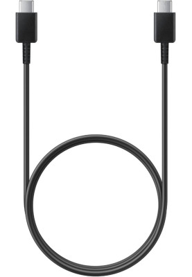 Samsung Зарядне пристрій мережевий 15Вт USB-С, кабель USB-C > USB-C, 1м, чорний