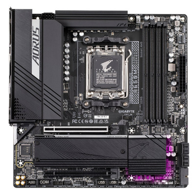 Gigabyte Материнська плата B650M AORUS ELITE sAM5 B650 4xDDR5 M.2 HDMI DP mATX