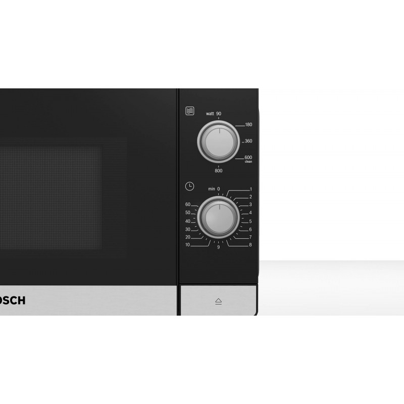 Bosch Мікрохвильова піч, 20л, мех. управл., 800Вт, чорний