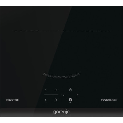 Gorenje Варильна поверхня індукційна, 30см, Доміно, PowerBoost, TouchControl, поєднання конфорок, чорний