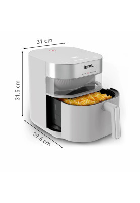 Tefal Мультипіч Easy Fry Infrared, 1500Вт, чаша-7л, сенсорне керув., 8 програм, з віконцем, пластик, світло-сірий