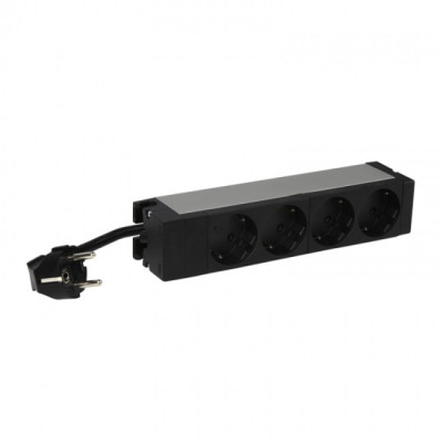 Legrand PDU 4 розетки 2К +3 німецький стандарт шнур живлення 1м, 10'', 16А