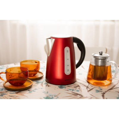 ARDESTO Електрочайник EKL-F300R 1.7л/2200Вт/strix контроль/нерж сталь/червоний