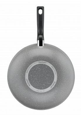 Tefal Сковорода Вок Cook Natural, 28см, алюміній, бакеліт, сірий