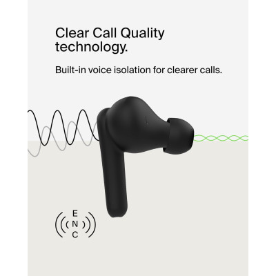 Belkin Навушники TWS Soundform Rhythm True Wireless, чорний