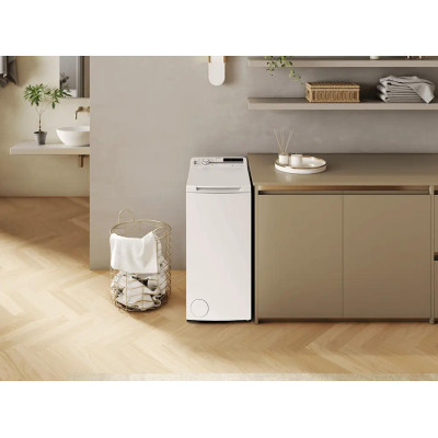 Whirlpool Пральна машина вертикальна, 7кг, 1200, B, 60см, дисплей, інвертор, білий