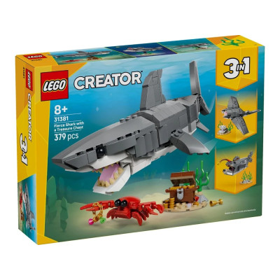 LEGO Конструктор LEGO Creator Люта акула зі скринею скарбів