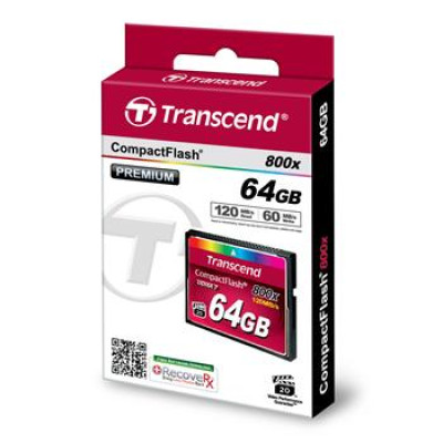 Transcend Карта пам'яті CF 64GB 800X